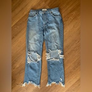 Free people womens mom jeans